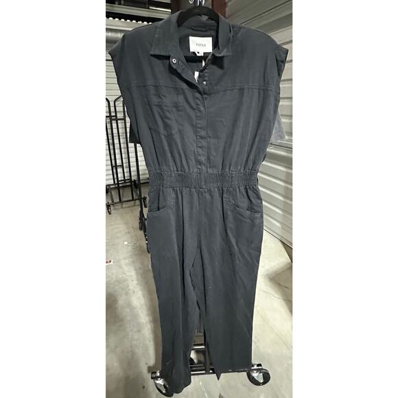 Pistola | Rosie Shoulder Pad Jumpsuit - Picture 3 of 5